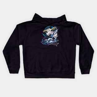 DMC DeLorean Art Kids Hoodie